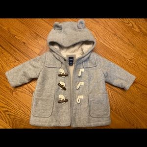 Baby Gap Fleece Lined Toggle Coat
